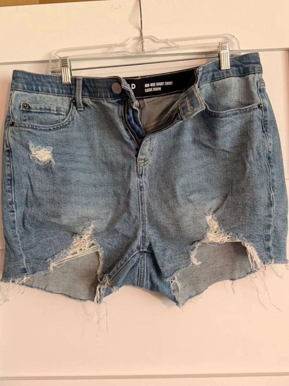 Torrid 3.5 inch Destructed Denim Short
